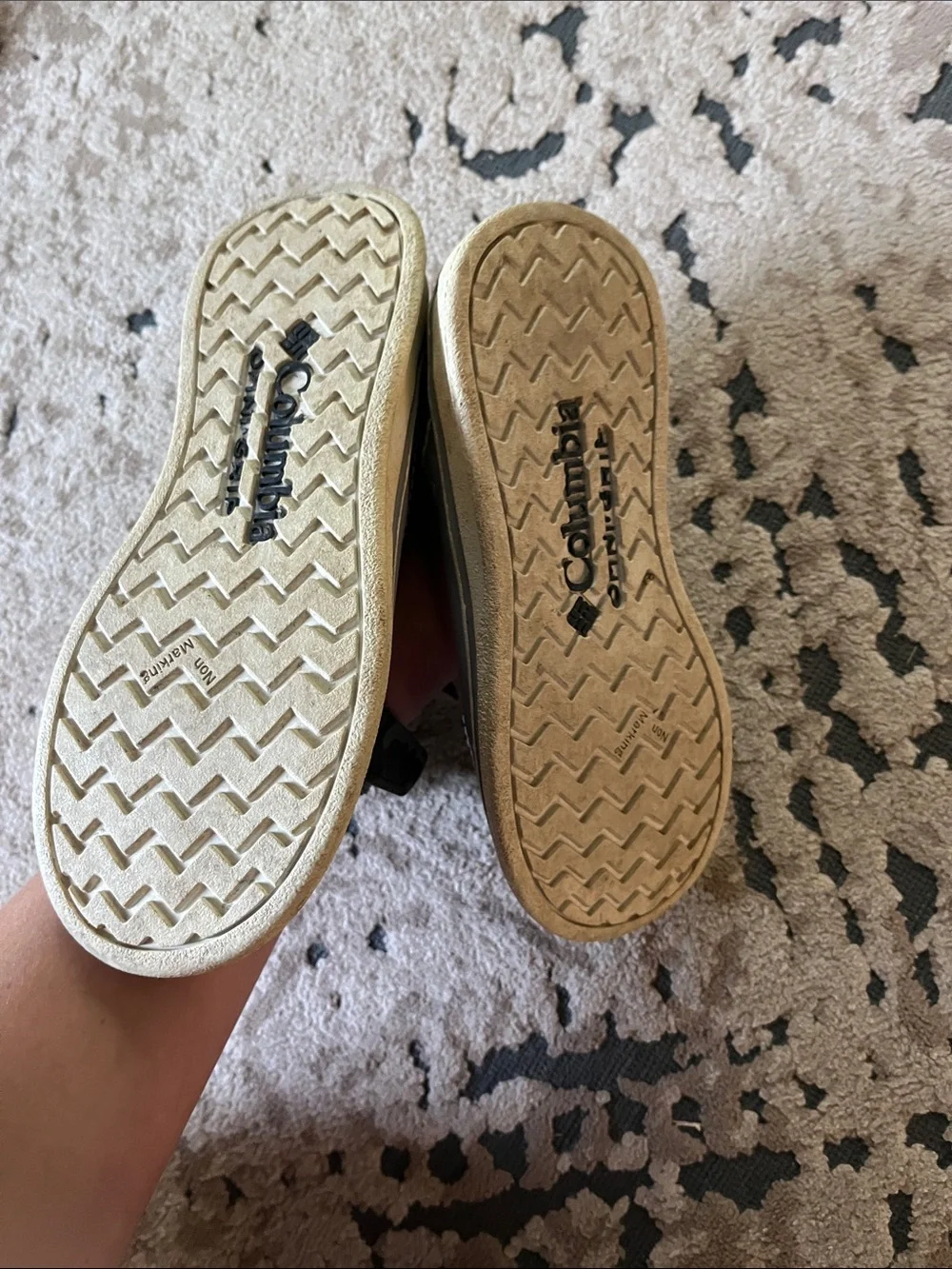 Columbia Boy’s Gray Slip-On Canvas Loafers